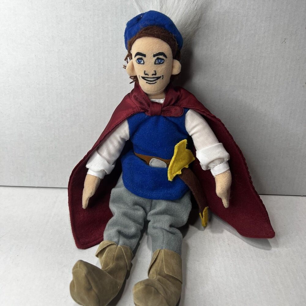 Vintage Disney Store Snow White’s Prince Mini Bean Bag Plush - 10"